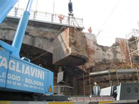 Ponte alta velocità Bologna (BO) - Demolizioni ferroviarie